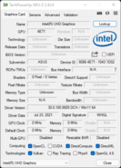 GPU-Z reconhece uma Intel UHD Graphics