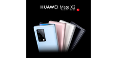 O Mate X2 tem 4 opções de cores. (Fonte: Huawei)