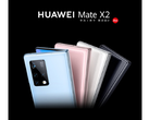 O Mate X2 tem 4 opções de cores. (Fonte: Huawei)