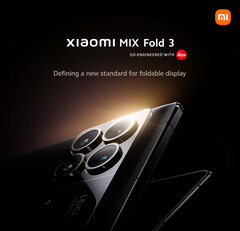 A Xiaomi está elevando o nível do MIX Fold 3 com seus últimos teasers. (Fonte da imagem: Xiaomi)