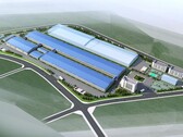 A nova fábrica de baterias de estado sólido da Judian (renderização: Judian/SCMP)