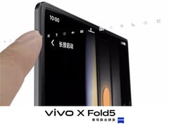 A Vivo está se apoiando fortemente no ecossistema Apple com o X Fold5. (Fonte da imagem: Vivo)