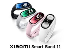 A Xiaomi Smart Band 11 está disponível em quatro cores.