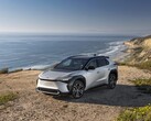 A Toyota revelou que o SUV 2023 bZ4X estará disponível nos revendedores americanos nesta primavera. (Fonte da imagem: Toyota)