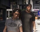 Lucia e Jason, do trailer “Extended Look” da Netflix, exibido