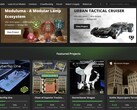 A nova página de crowdfunding (vista acima) está em sua fase de lançamento, mas já lista uma série de projetos interessantes (Fonte da imagem: MakerWorld)