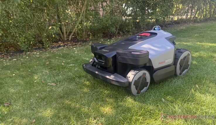 RockMow Z120 LiDAR em ação