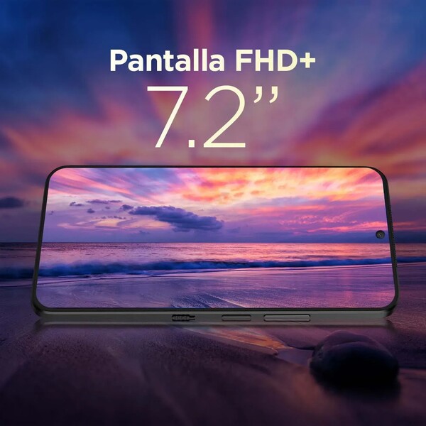 O TCL 60 Ultra NxtPaper tem uma enorme tela de 7,2 polegadas. (Fonte da imagem: TCL)