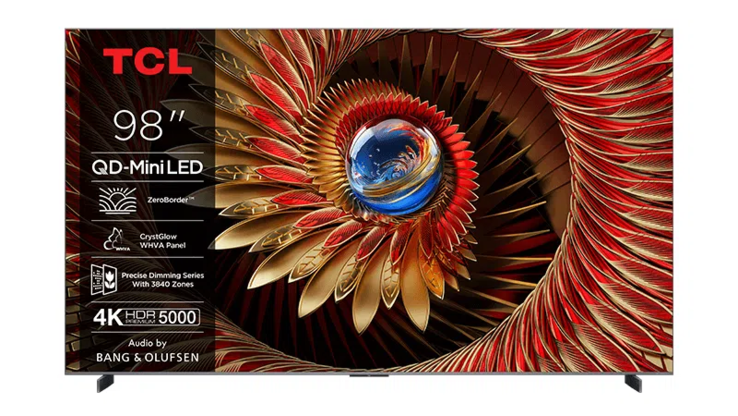 A TV TCL Q8C Premium QD MiniLED (Fonte da imagem: TCL)