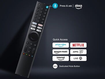 Um controle remoto com um microfone embutido está incluído (Fonte da imagem: Xiaomi)