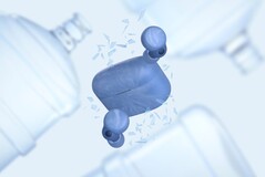 A LinkBuds S recebeu um novo colorway 'Earth Blue'. (Fonte da imagem: Sony)