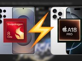 iPhone 16 Pro Max vs Galaxy S25 Ultra desempenho em jogos: O A18 Pro brilha mais uma vez. (Fonte da imagem: Dame Tech, Apple, Samsung, editado)