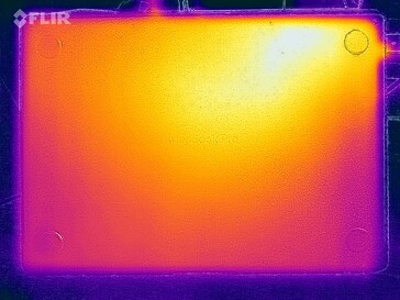 Teste de estresse de temperatura da superfície (parte inferior)