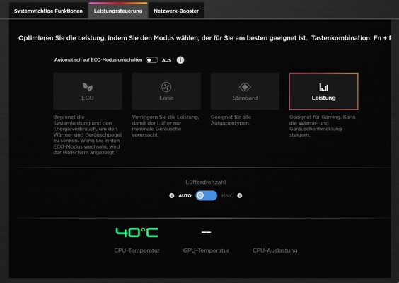 Centro de jogos Omen