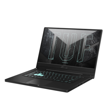 Asus TUF Gaming Dash F15 preto (imagem via Asus)