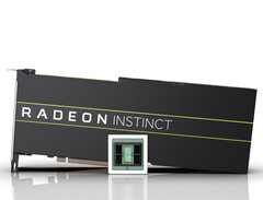 A GPU MI1000 Instinct computacional deverá ser lançada em dezembro deste ano. (Fonte da imagem: Videocardz)