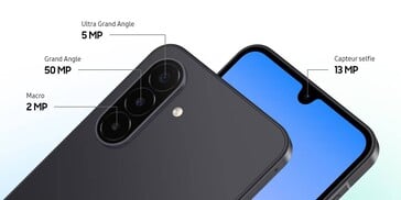 O Galaxy A18 4G possui uma câmera principal de 50 MP