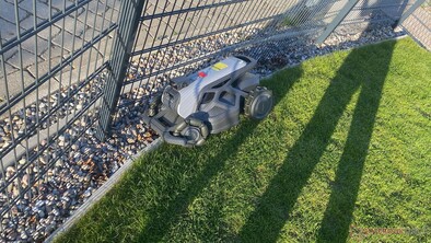 O Tron do Airseeker saiu da área mapeada por uns bons 10 cm e ficou preso.