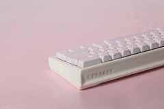 Capa de teclado de cerâmica Cerakeys Peak60 para Wooting e outros 60% de teclados para jogos. (Fonte da imagem: Cerakeys)