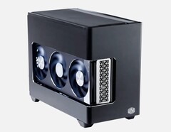 Este novo gabinete ITX para jogos dá ênfase ao resfriamento da GPU (Fonte da imagem: Cooler Master)