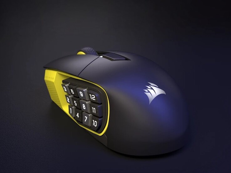 A Elgato também está agregando o VSD ao novo mouse para jogos da Corsair, o Scimitar Elite Wireless SE (foto). (Fonte da imagem: Corsair
