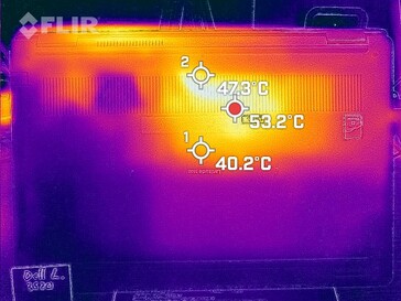 Lado inferior de geração de calor (carga)