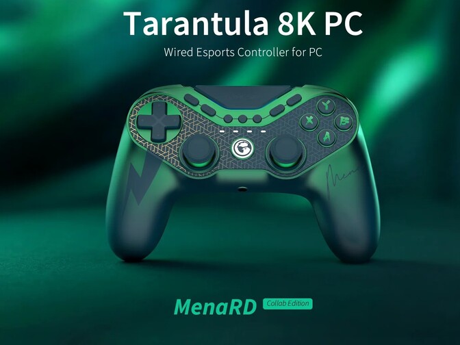 O novo controle para PC Tarantula 8K da GameSir ganha uma edição