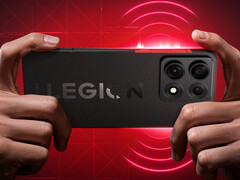 O 2026 Legion Y70 está programado para ser lançado em 19 de maio na China. Na foto: uma imagem promocional mostrando a parte traseira do telefone.