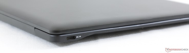 Left: USB Type-C Gen. 1 + AC adapter