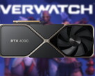 O GeForce RTX 4090 tem um MSRP de US$1.599. (Fonte: Nvidia,Blizzard-edited)