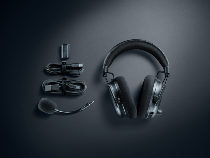 Acessórios do Razer Blackshark V3 Pro (fonte da imagem: Razer)