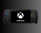 Rog Xbox Ally X portátil com o logotipo do Game Pass (Imagem: Microsoft Gaming com edições)