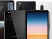 O Sony Xperia 10 III na nova imagem ao vivo se assemelha aos renderizadores da OnLeaks. (Fonte da imagem: AndroidNext/OnLeaks/Voice - editado)
