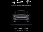 Já foram enviados convites oficiais para o evento do dia de entrega do Modelo Y Tesla (Imagem: Electrek)