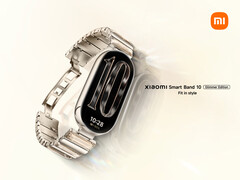 A Xiaomi Smart Band 10 Glimmer Edition vem em uma única opção de cor. (Fonte da imagem: Xiaomi)