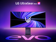 O 45GX950B troca o 'UltraGear OLED' pela nova marca 'UltraGear Evo' da LG.