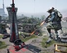 Um dos personagens jogáveis em Off The Grid demonstrando verticalidade. (Fonte da imagem: Steam)