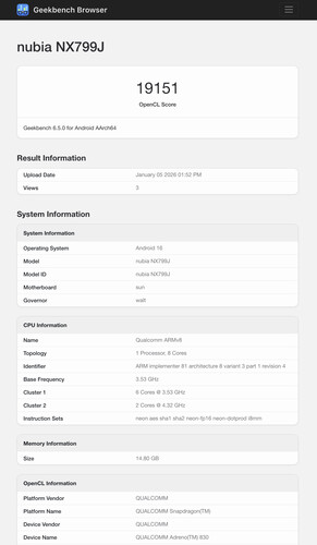(Fonte da imagem: Geekbench)
