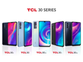 Os novos telefones da série TCL 30. (Fonte: TCL)
