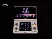 O AYN Thor tem duas telas AMOLED sensíveis ao toque. (Fonte da imagem: AYN)