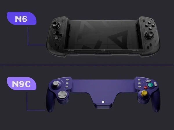 O Abxylute N6 e o N9C se conectam ao Switch 2 via USB-C.