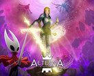 Banner da Aeterna Lucis com Hornet da Silksong (Fonte da imagem: Sony PlayStation, Team Cherry com edições)