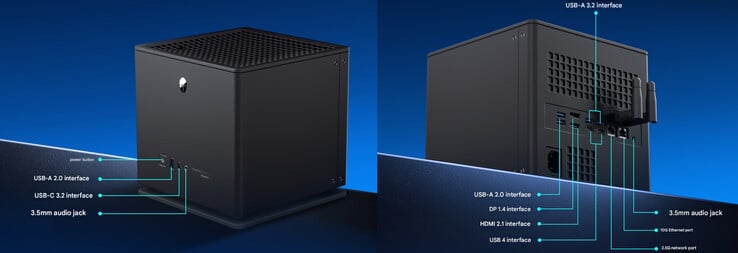 Projeto e configuração da porta do Thunderobot AI Mini Workstation PC (tradução automática)
