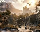 Uma imagem mostrando um dragão em GreedFall.