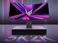 O UltraGear OLED 45GX950A é o único exemplo do novo painel WOLED de 5K2K e 44,5 polegadas da LG Display que foi realmente lançado. (Fonte da imagem: LG)