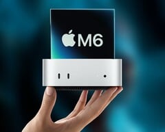 O Apple M6 faz sua estreia no Mac mini.