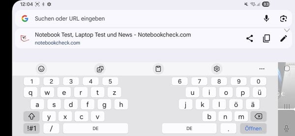 Teclado horizontal