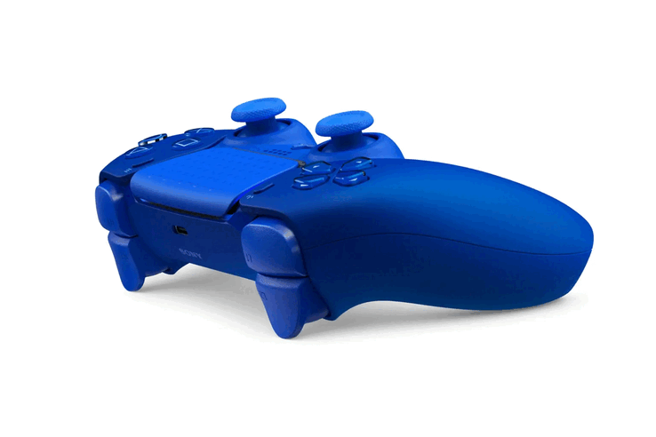 O novo controle Icon Blue Special Edition DualSense da Sony para o PS5 (Fonte da imagem: PlayStation.Blog)