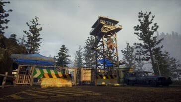 Uma imagem que mostra um acampamento em *State of Decay 2: Juggernaut Edition*.