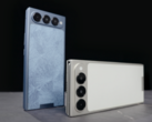 O conceito Tecno Phantom Ultimate G Fold (na foto) em duas cores diferentes. (Fonte da imagem: Tecno)